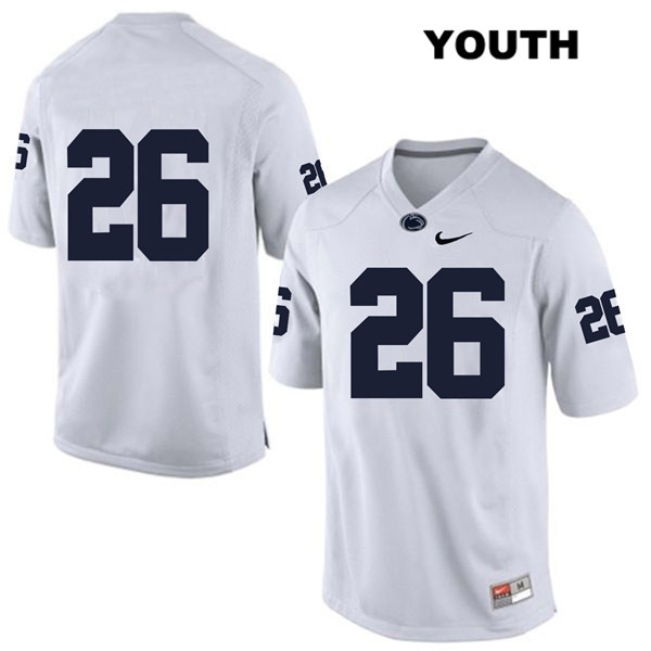 NCAA Nike Youth Penn State Nittany Lions Saquon Barkley #26 College Football Authentic No Name White Stitched Jersey LYC1098QY